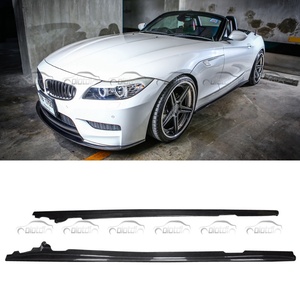 คาร์บอนไฟเบอร์ 3 มิติ สไตล์ 3D ชุดแต่งกันชนข้าง สเกิร์ตข้าง ป้องกันรอยขีดข่วน สำหรับ BMW E85 E86 E89 Z4 ปี 2009+ - Product Image 3