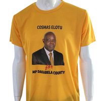 T-shirt personnalisé 100 % coton, écologique, séchage rapide, anti-boulochage, style élection présidentielle amusant, vente en gros à prix réduit