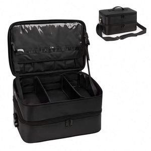Free Sample Customization <b>Professional</b> <b>Makeup</b> Stylish Cosmetic Bag <b>Case</b> Travel Large <b>Makeup</b> Bag - Product Image 1