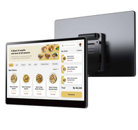 Écran tactile capacitif Android Windows KDS 15/18,5/21,5/23,6 pouces Full HD pour affichage des numéros de file d'attente alimentaire, Wi-Fi 6, garantie de 3 ans