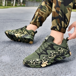 Chaussures de randonnée de camping en camouflage souple pour l'extérieur, chaussures de <span class=keywords><strong>sport</strong></span> de haute qualité, chaussures décontractées à la mode pour hommes - Product Image 4