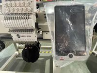 Machine à broder numérique informatisée LX-SHEENYSTAR Modèle 1202 12 aiguilles 2 têtes Casquette Plate Utilisation domestique Moteur