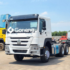 Camion tracteur remorque 6x4 tete 371 DIESEL d'occasion lourds sinotruk HOWO máy kéo đầu xe tải - Product Image 1