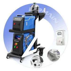 Domain newest portable metal fiber laser welding machine 1500w 4in1 laser welder cleaning cutting marking equipment