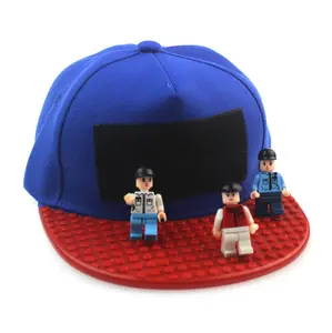 Custom Logo Size Color Children Kids Flat Brim Puzzle Board Snapback Hats