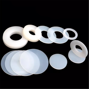 Joint en caoutchouc de silicone haute température, acier inoxydable, aluminium, <span class=keywords><strong>rondelle</strong></span> plate <span class=keywords><strong>pour</strong></span> étanchéité, taille personnalisée 50 mm, <span class=keywords><strong>rondelle</strong></span> isolante - Product Image 4