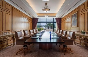 Juego Completo de Muebles de Restaurante y Hotel de Lujo de Cinco Estrellas SHIYI <span class=keywords><strong>Kempinski</strong></span>, Mesa de Comedor y Sillas para Banquetes con Chapa de HPL - Product Image 5