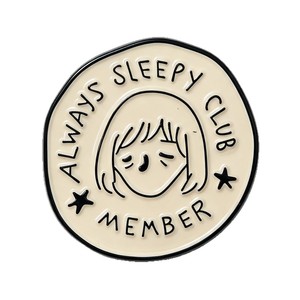 เข็มกลัดรูปแมลงโลหะเคลือบสีสันสวยงาม ดีไซน์เรียบง่าย คลับ Always Sleepy Club ของขวัญเครื่องประดับติดกระเป๋าหรือเสื้อ - Product Image 3