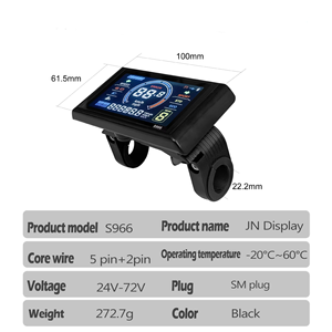 Kit de conversion électrique pour moteur de moyeu de roue arrière 72V 3000W, moteur sans balais sans engrenages, écran LCD UKC1, batterie au lithium 20Ah en option - Product Image 4