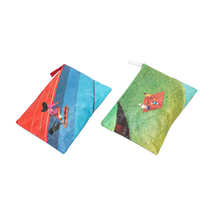 Impresión personalizada Tyvek papel <span class=keywords><strong>viaje</strong></span> cosmético cremallera bolsa maquillaje <span class=keywords><strong>neceser</strong></span> bolsas <span class=keywords><strong>para</strong></span> mujeres <span class=keywords><strong>niñas</strong></span> - Product Image 2