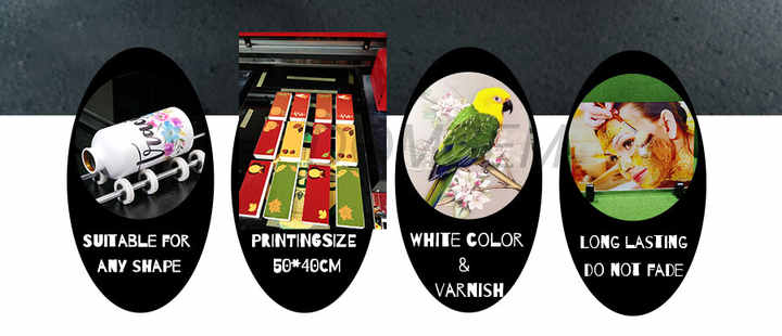 DOMSEM 5060 3D Emboss Automatic Impresora Printing Machine UV Printer for Mobile Phone Case Glass Wood Acrylic Leather Wallet