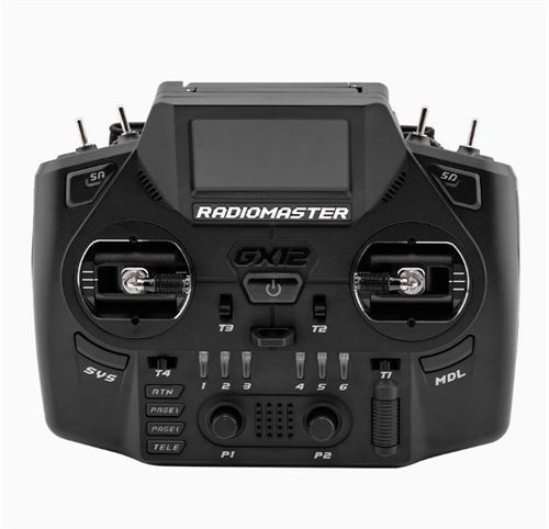 Radiomaster GX12 1000HZ 3D Digital CNC Hall Gimbal Dual Band Antenna Gemini XROSSBAND EXpressLRS Radio Controller