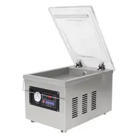 Machine d'emballage sous vide électrique automatique en acier inoxydable DZ-260PD pour aliments, produits chimiques et boissons avec emballage en boîte