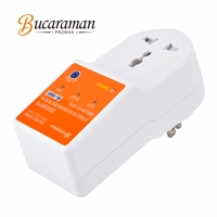 Prise multiple universelle 2166D avec interrupteur, 15A 2860W, protection contre les surtensions, certifiée CE, en cuivre pur, boîtier PC ignifuge, tactile