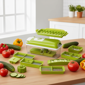 Genius Nicer Dicer Plus Set 12 Piece <b>Vegetable</b> Cutter Slicer <b>Chopper</b> Kitchen Tool - Product Image 3