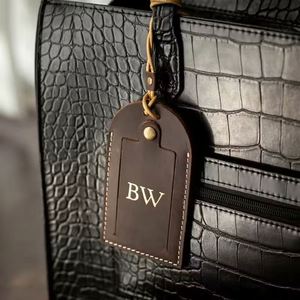 Vintage Luxury Pu Leather Executive Luggage Identity Travel Suitcase Labels Bag <b>Tags</b> Handmade Personalized - Product Image 5