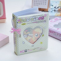 Album Kartu PVC Mini 3-Inci untuk Koleksi Foto Satu Kotak untuk Penyimpanan Polaroid ID Sampul Plastik Baru