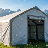 Tente de stockage industrielle en PVC et métal, robuste, imperméable, grande taille, pour usage extérieur, entrepôt, atelier agricole, vente en gros