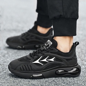 <span class=keywords><strong>Zapatos</strong></span> Deportivos de Malla Transpirable <span class=keywords><strong>para</strong></span> Hombre, Estilo Casual <span class=keywords><strong>para</strong></span> Correr, con Cierre de Cordones, Punta Redonda, Suela Gruesa, Color Sólido - Product Image 5