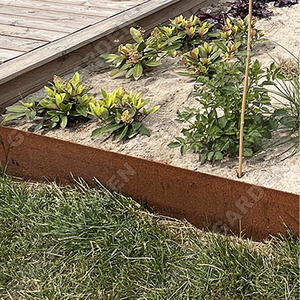 <span class=keywords><strong>Giardino</strong></span> in acciaio Corten prato paesaggistico <span class=keywords><strong>bordo</strong></span> in metallo <span class=keywords><strong>ornamentale</strong></span> esterno - Product Image 3