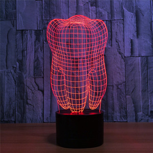 Fantastic Design Tooth 3d Lamp 7 Color Led Night Light <strong>for</strong> Kids Touch Led <strong>Baby</strong> Sleeping <strong>Nightlight</strong> - Product Image 6
