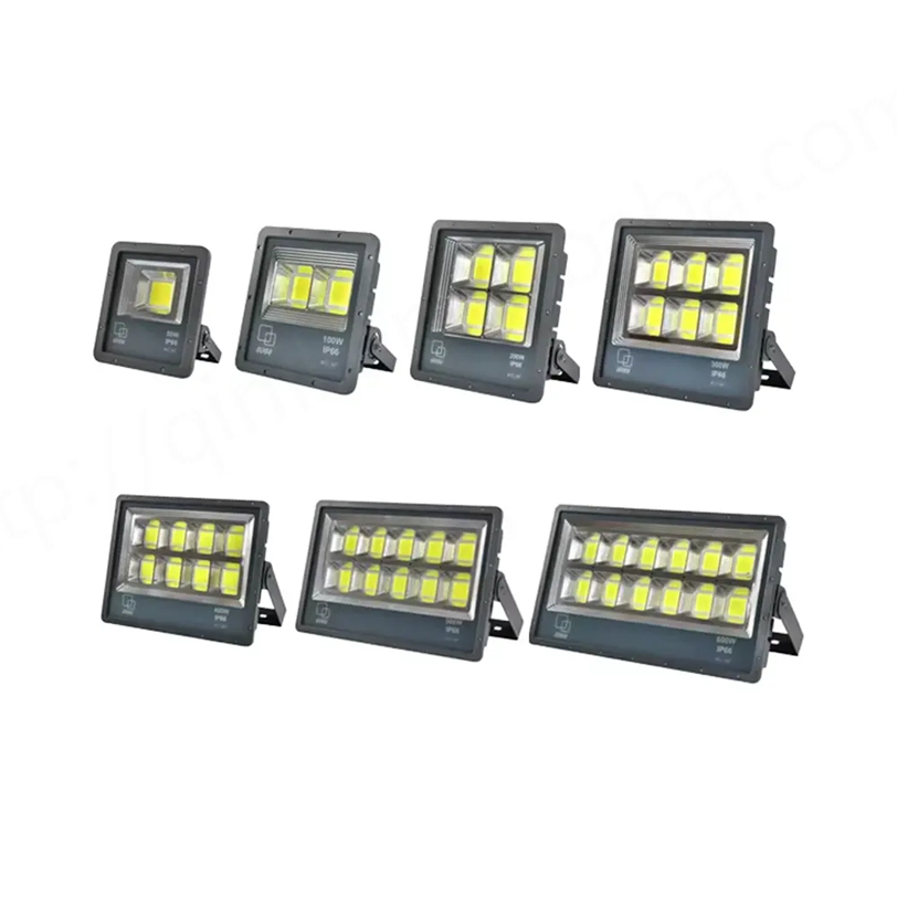 IP66 Waterproof LED Cob Floodlight Lamp 50W-600W High Brightness Dimmable Outdoor Landscape Stadium Garden ROHS Certified AC