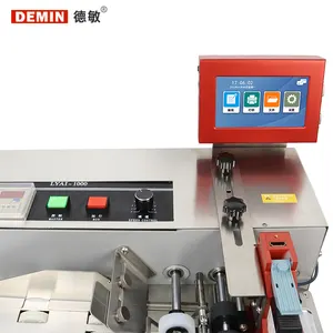 Mesin Paging kecil otomatis, mesin pengkodean Printer Inkjet Logo kode Qr nomor Batch Tanggal label kecepatan tinggi