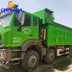 Sinotruk HOWO TX 8x4 40T diesel kipper 30 kubieke meter 12 wielen Euro <span class=keywords><strong>2</strong></span> emissienorm Weichai motor linksgestuurd nieuw - Product Image 1