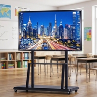 Tableau blanc interactif multimédia tout-en-un avec écran tactile LED de 55 pouces de haute qualité, affichage LCD pour téléconférence, en vente