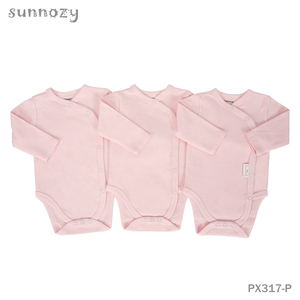 ชุดรอมเปอร์เด็กทารกสำหรับเด็กแรกเกิด แขนยาวลำลอง ใส่ได้ทั้งฤดูใบไม้ผลิและฤดูหนาว ป้องกันหน้าท้องแบบสามเหลี่ยม ติดกระดุมแป๊ก - Product Image 3
