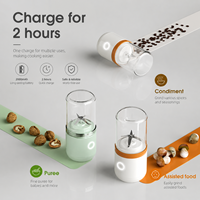 Mini hachoir électrique pour bébé, hachoir à légumes portable, moulin à ail, mixeur pour la préparation des repas de bébé en cuisine