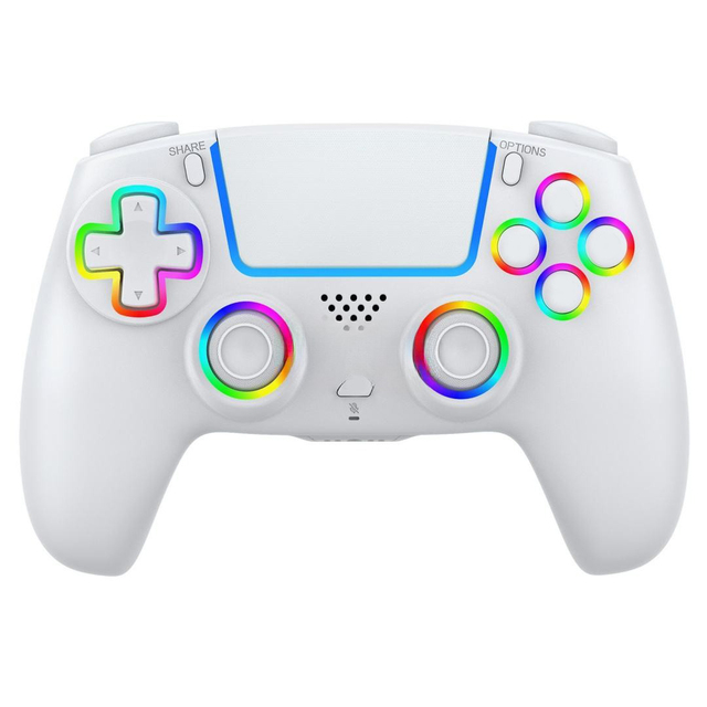High-quality Game Controller with RGB Lighting Effect Hall Effect Joystick Two Programmable Keys Fro Ps5 Wireless Controller