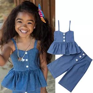 Conjunto de Ropa para Niños, Ropa de Verano para Bebés, Traje de Pantalones de Moda para Niñas, Nueva Llegada del Fabricante Chino - Product Image 2