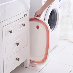 <span class=keywords><strong>Panier</strong></span> <span class=keywords><strong>à</strong></span> <span class=keywords><strong>linge</strong></span> mural pliable, gain de place, en plastique, <span class=keywords><strong>pour</strong></span> vêtements sales, <span class=keywords><strong>pour</strong></span> l'organisation de la salle de bain - Product Image 5