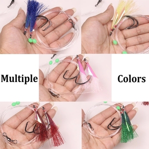 Set da Pesca in Mare all'Ingrosso, Rig Flasher 5/0 con Supporto in Schiuma, Confezione Blister, Rig Sabiki Rosso e Blu per Pesca in Mare - Product Image 5