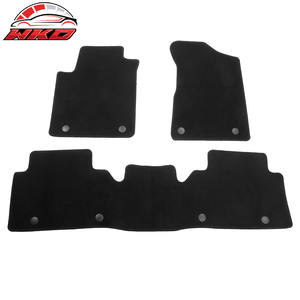 Alfombrillas para Nissan Armada QX80 17-23 Antideslizantes Delanteras y Traseras de Velour 3 Piezas - Negro - Product Image 1