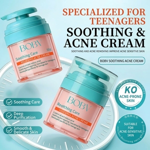 Crème Visage Anti-Acné aux Herbes : Apaise, Atténue les Cicatrices d'Acné, Contrôle le Sébum, Hydrate, Anti-Rides pour Tous Types de Peau - Product Image 4