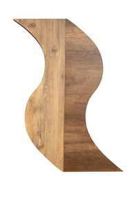 Étagères d'angle suspendues en bois uniques, étagère flottante pour mur - Product Image 3