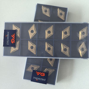 DNMG150408-UF YG3115 Triangle Tungsten Carbide Turning <b>Tool</b> Inserts HRC45 Hardness for CNC <b>Lathe</b> - Product Image 4