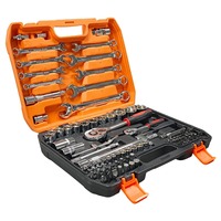 Kit d'outils multifonctionnels à commande manuelle de 82 pièces, jeu de clés à cliquet pour l'entretien mécanique domestique, du jardin et automobile