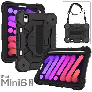 Soporte para lápiz híbrido con rotación de 360 grados, soporte con base y correa para mano y hombro para <span class=keywords><strong>Apple</strong></span> iPad <span class=keywords><strong>mini6</strong></span> 8.4" 2021 - Product Image 6