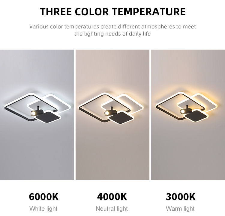 Modern Home Restaurant Living Room Decor Iron Aluminum Led Spot Ceiling Lighting For Kitchen