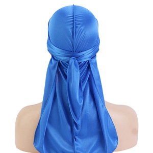 Bán Buôn Biểu Tượng Tùy Chỉnh Phụ Kiện Tóc Đuôi Dài Màu Rắn Phụ Nữ Thoải Mái Hàng Ngày Cao Cấp Satin Mượt Durag Cho Nam Giới - Product Image 6