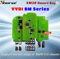 Llave Inteligente Universal VVDI XHORSE XM38 Serie BM, Llave Remota XSBMB1EN XSBMU1EN XSBMK1EN PCB con Carcasa para Todos los Modelos BMW con Chasis F/G