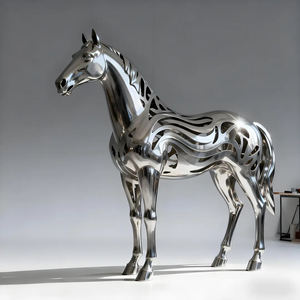 उच्च गुणवत्ता वाले नक्काशीदार 3 डी स्टेनलेस स्टील प्रूव सिटी स्क्वायर और घर सजावट के लिए - Product Image 4