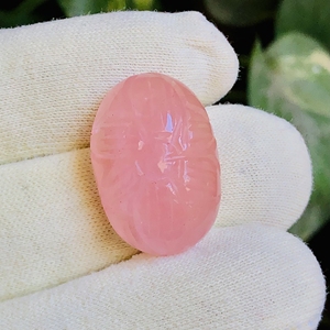 Lote de cabujón de forma ovalada tallada de morganita Rosa Natural, lote de cabujón de morganita para hacer joyas, espeleología, piedras preciosas al por mayor - Product Image 2