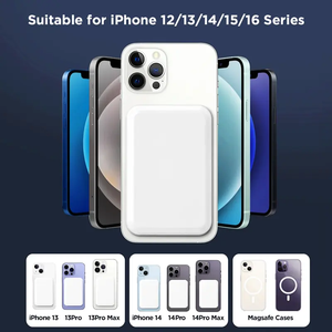 5000mAh Magnetic Power Bank for iPhone 12–17 Series, Works Best with Case or No Case, Portable Wireless Charger - Product Image 4