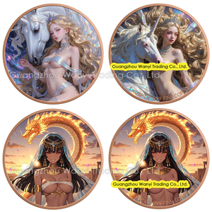 Barra de Cobre Puro 999 de 1 Onza con Relieve en Color, Hermosa Mujer Traviesa, Moneda de Bullion de Recuerdo, Suministro al por Mayor - Product Image 5