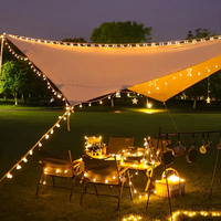 LED-Kugel-Lichterkette Wasserdichte Feenlichter für Outdoor-Camping Weihnachten Hochzeit Party Schlafzimmer Garten Dekoration