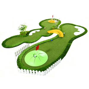 Machine d'entraînement de golf en salle personnalisée à 18 trous avec obstacles mobiles pour l'entraînement et les loisirs - Product Image 3